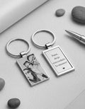 Chaveiro Personalizado com Foto em Aço Inox – Presente Único e Eterno